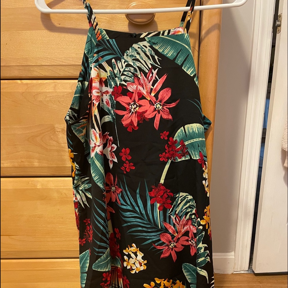 SUMMER TROPICAL DRESS
